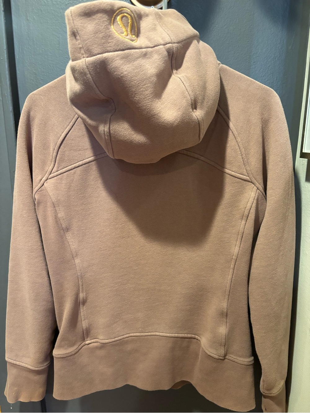 lululemon athletica dusty rose hooded sweatshirt